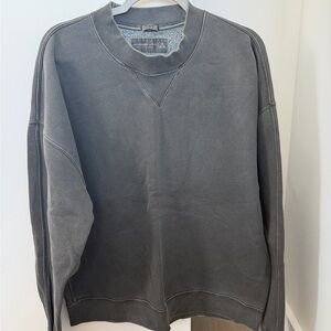 Men's Gray Abercrombie Sweater